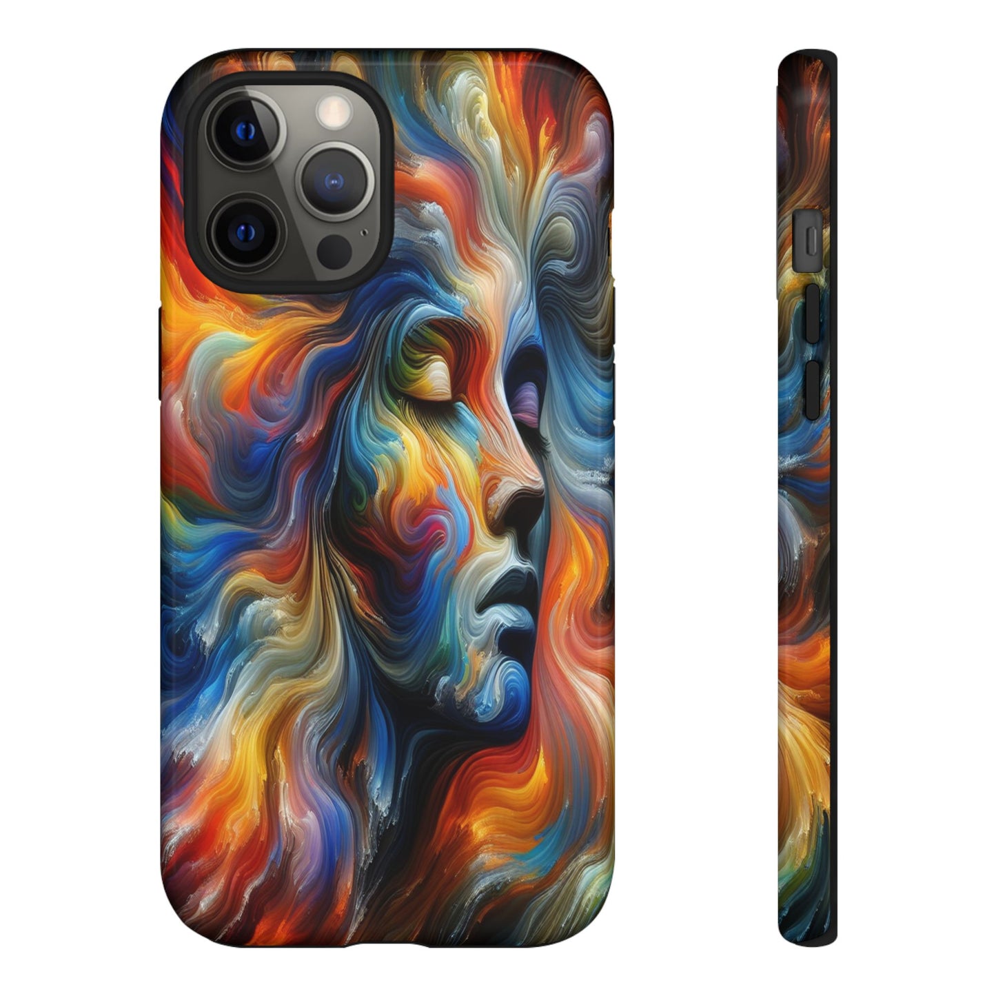 Custom Protective Whirlwind of Colors Iphone Case Compatible With Iphone 16 15 14 - Phone Cover