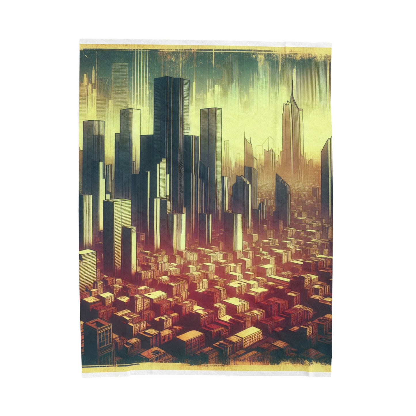 Skyscraper Reverie - Plush Blanket
