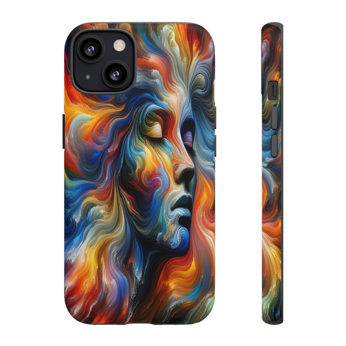 Custom Protective Whirlwind of Colors Iphone Case Compatible With Iphone 16 15 14 - Phone Cover