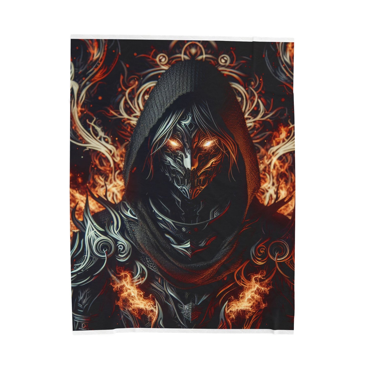 Wicked Flaming Guardian - Plush Blanket