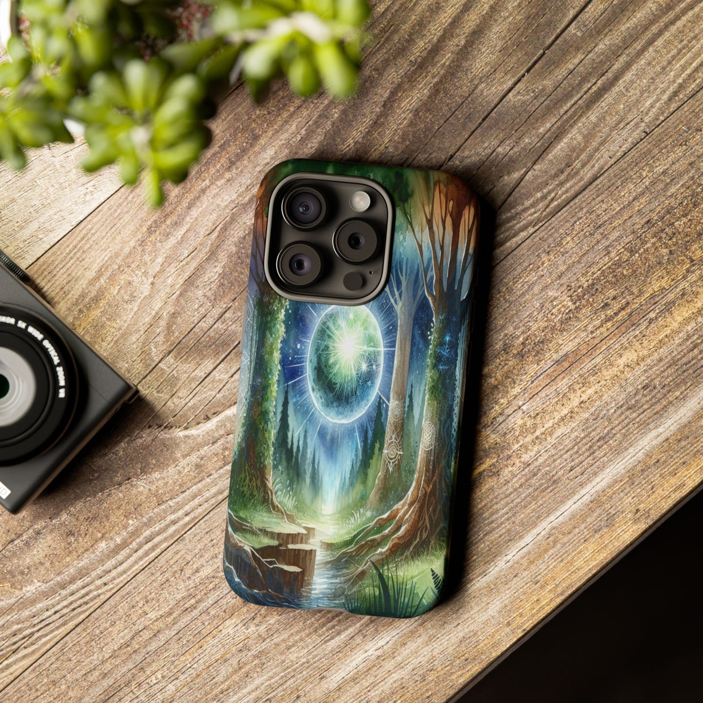 Celestial Forest Vista - Phone Case