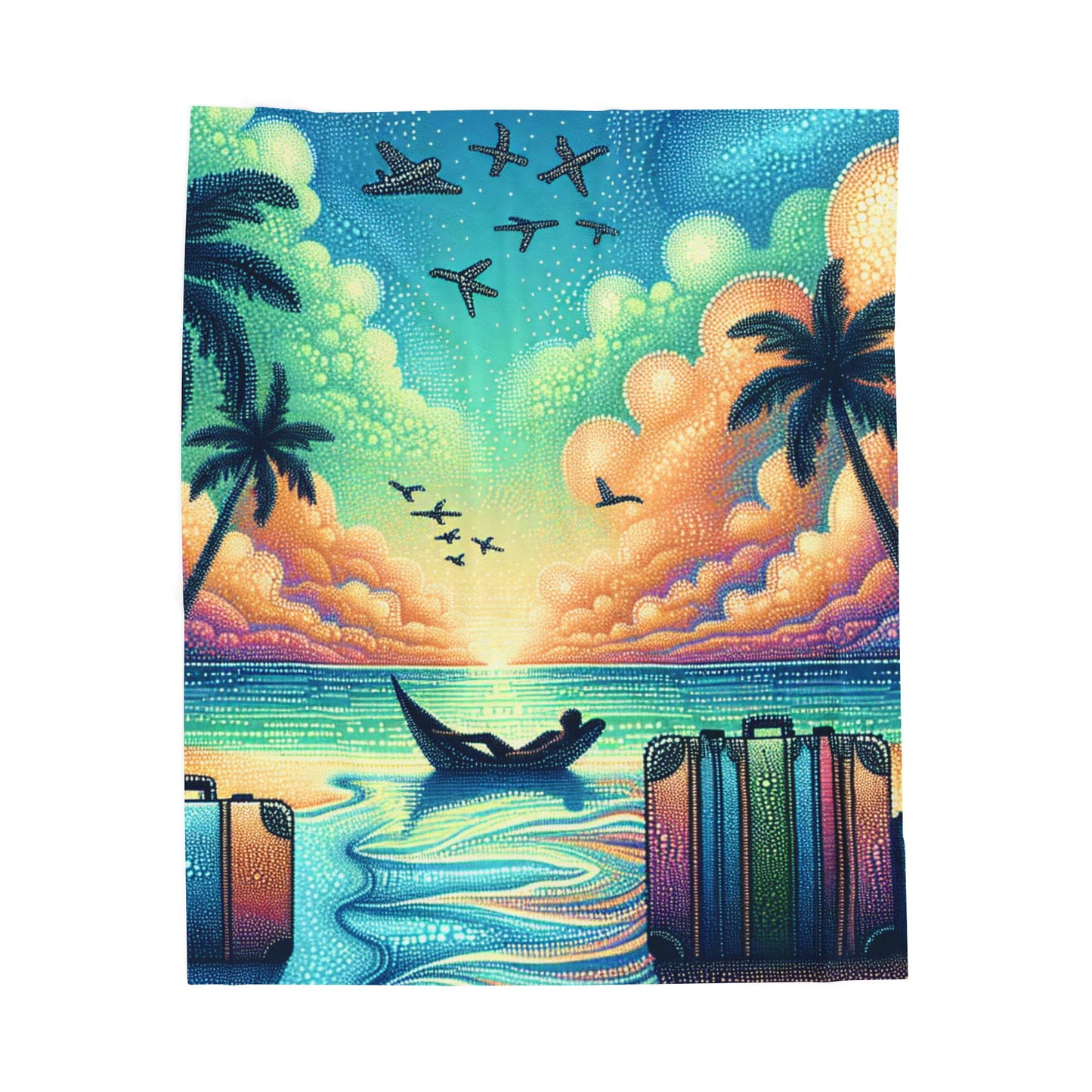 Seaside Escape - Plush Blanket