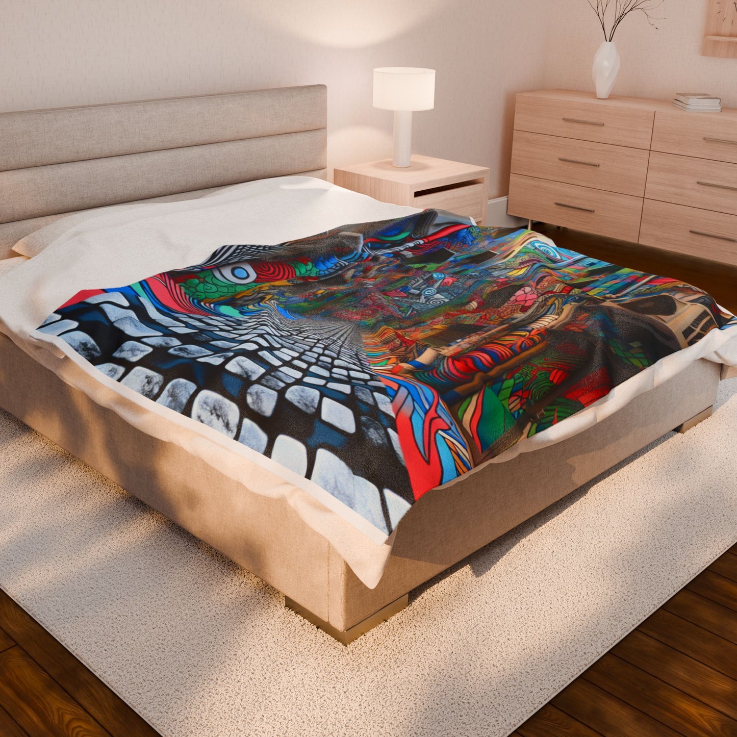 Alley of Creativity - Plush Blanket