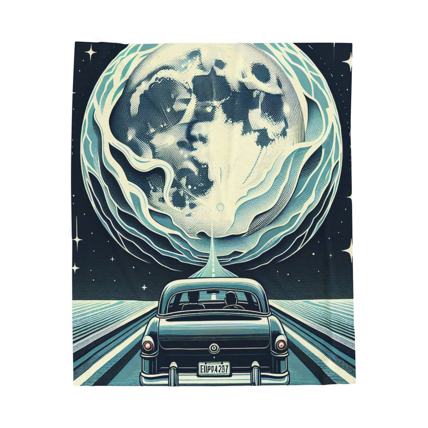 Journey to the Celestial Sphere - Plush Blanket