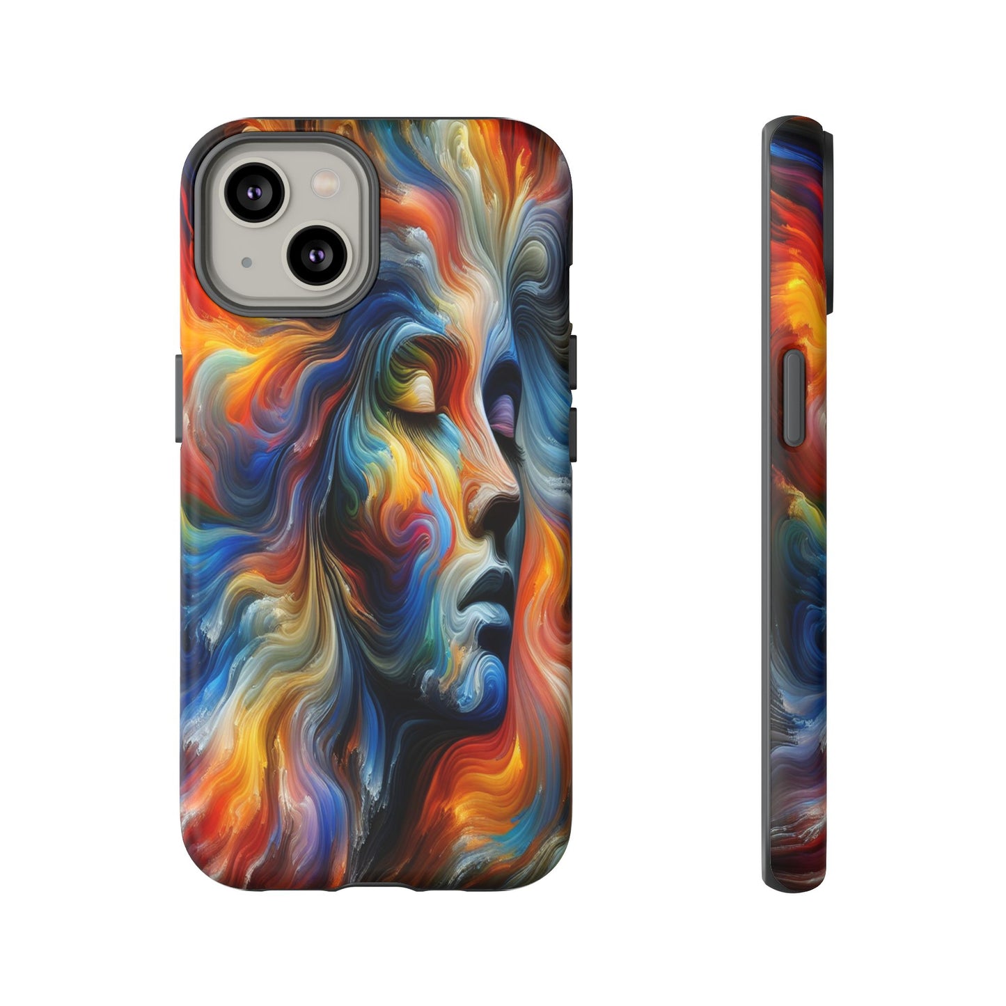 Custom Protective Whirlwind of Colors Iphone Case Compatible With Iphone 16 15 14 - Phone Cover