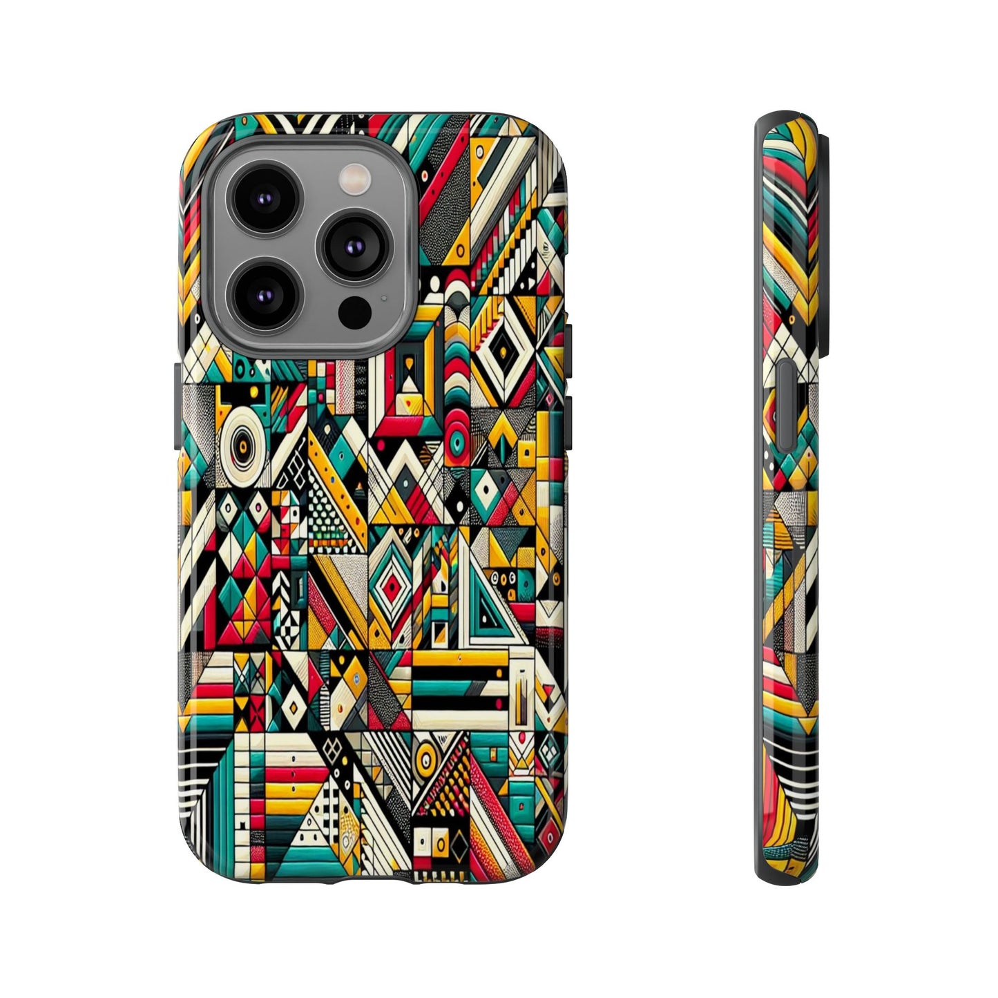 Custom ProtectiveGeometric KaleidoscopeIphone Case Compatible With Iphone 16 15 14 - Phone Cover