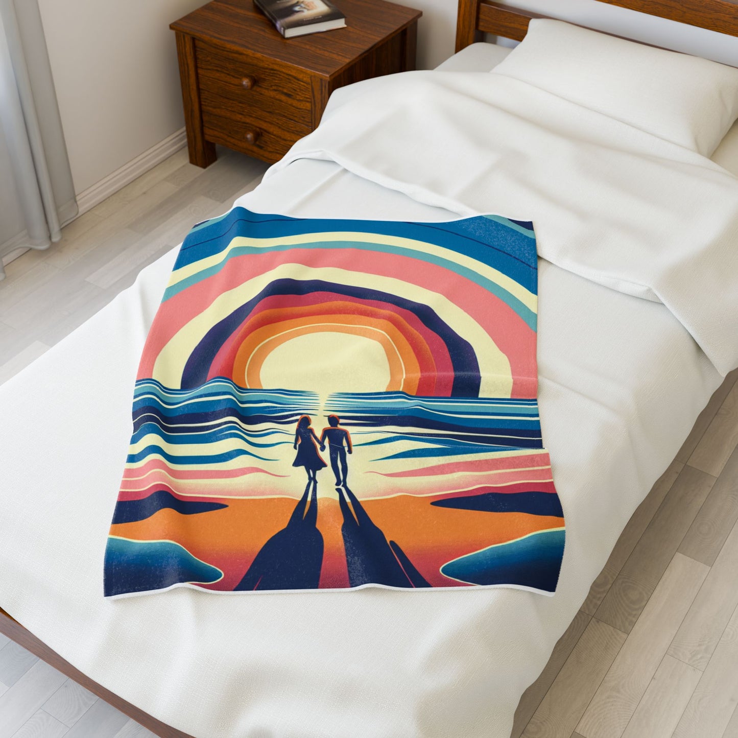 Horizon of Hues- Plush Blanket