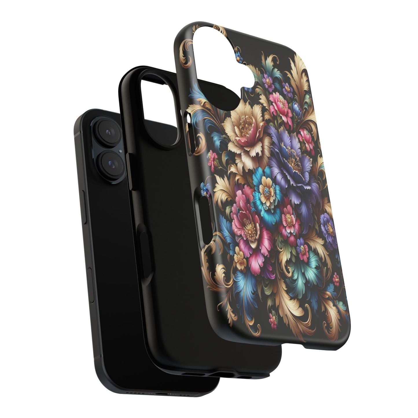 Custom ProtectiveFloral RadianceIphone Case Compatible With Iphone 16 15 14 - Phone Cover