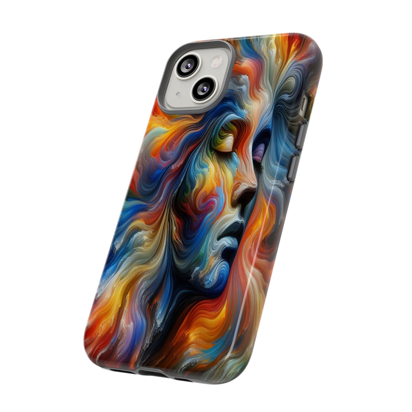 Custom Protective Whirlwind of Colors Iphone Case Compatible With Iphone 16 15 14 - Phone Cover