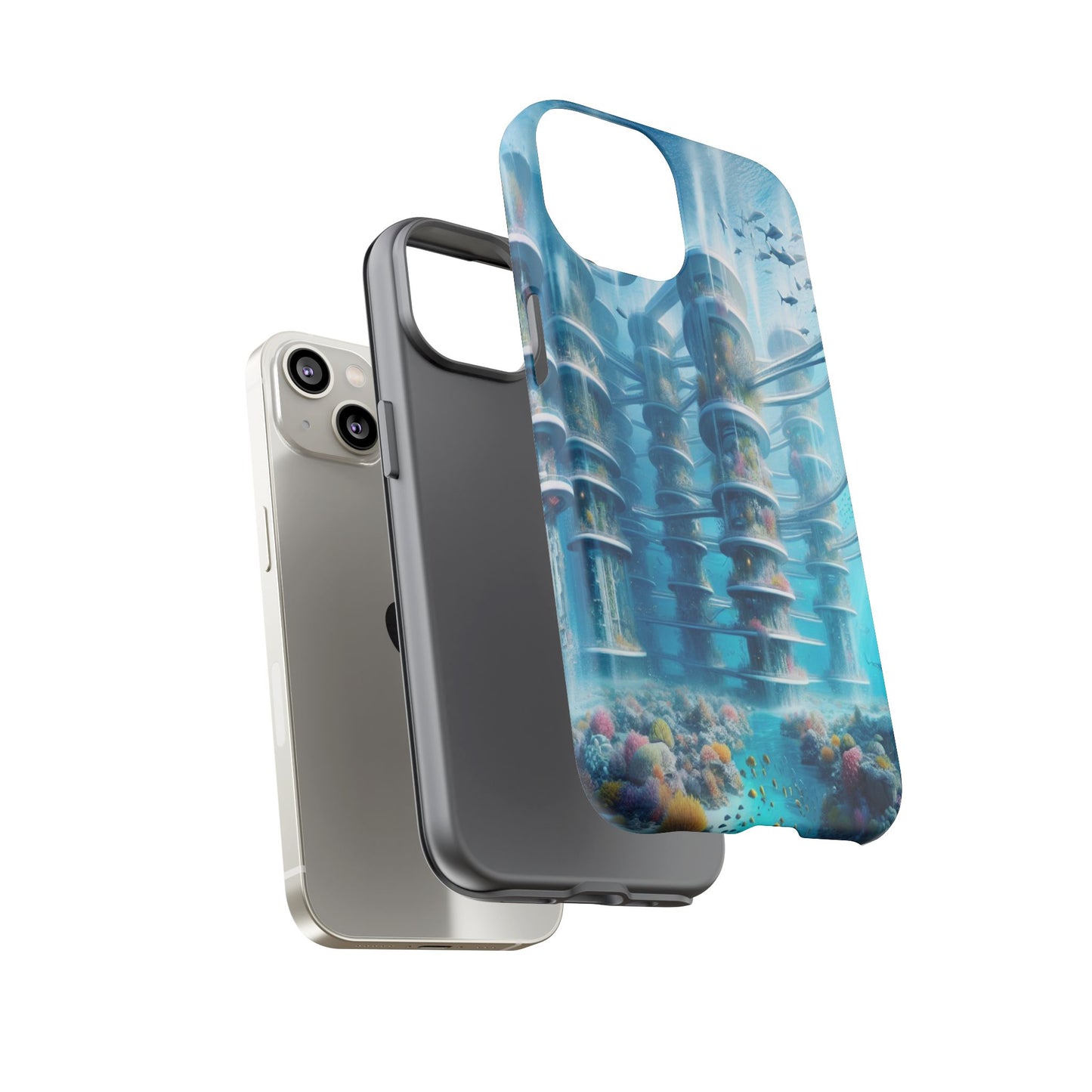 Custom ProtectiveUnderwater Oasis OdysseyIphone Case Compatible With Iphone 16 15 14 - Phone Cover
