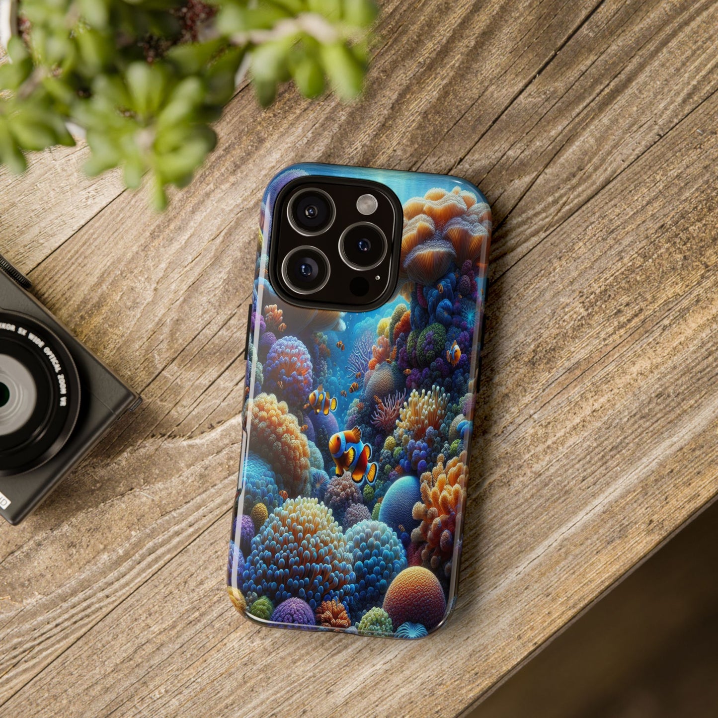 Custom ProtectiveUnderwater Paradise Alive with ColorIphone Case Compatible With Iphone 16 15 14 - Phone Cover