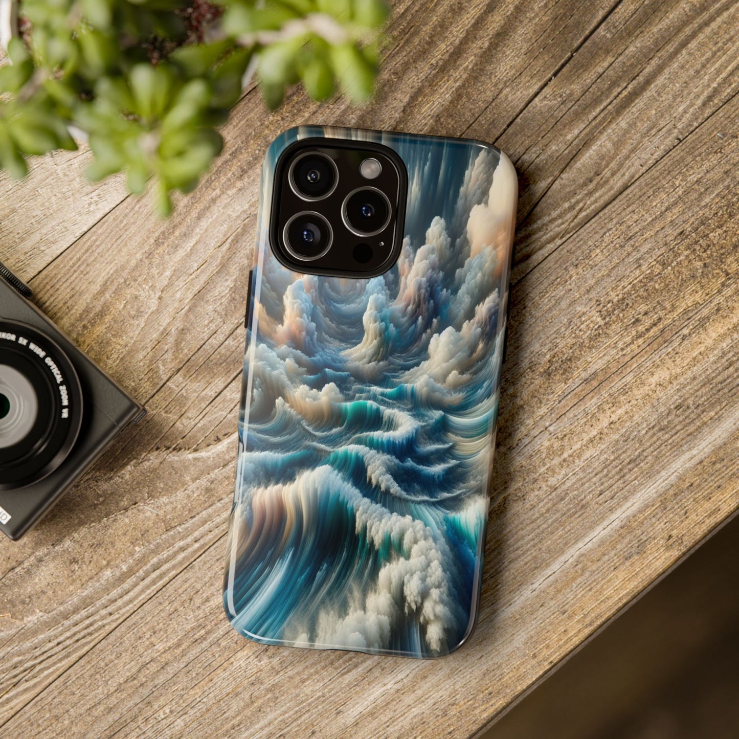 Waves of Clouded Light - Phone Case