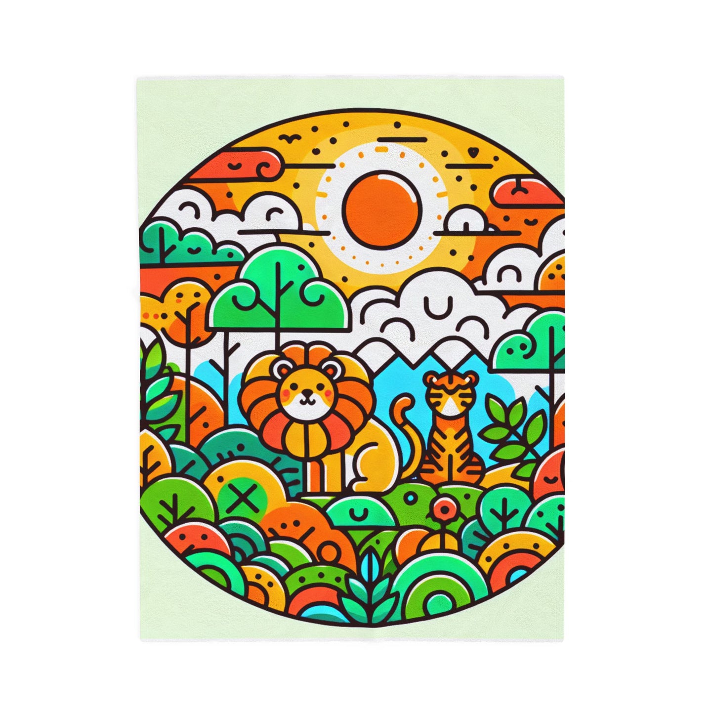 Jungle Wonders - Plush Blanket