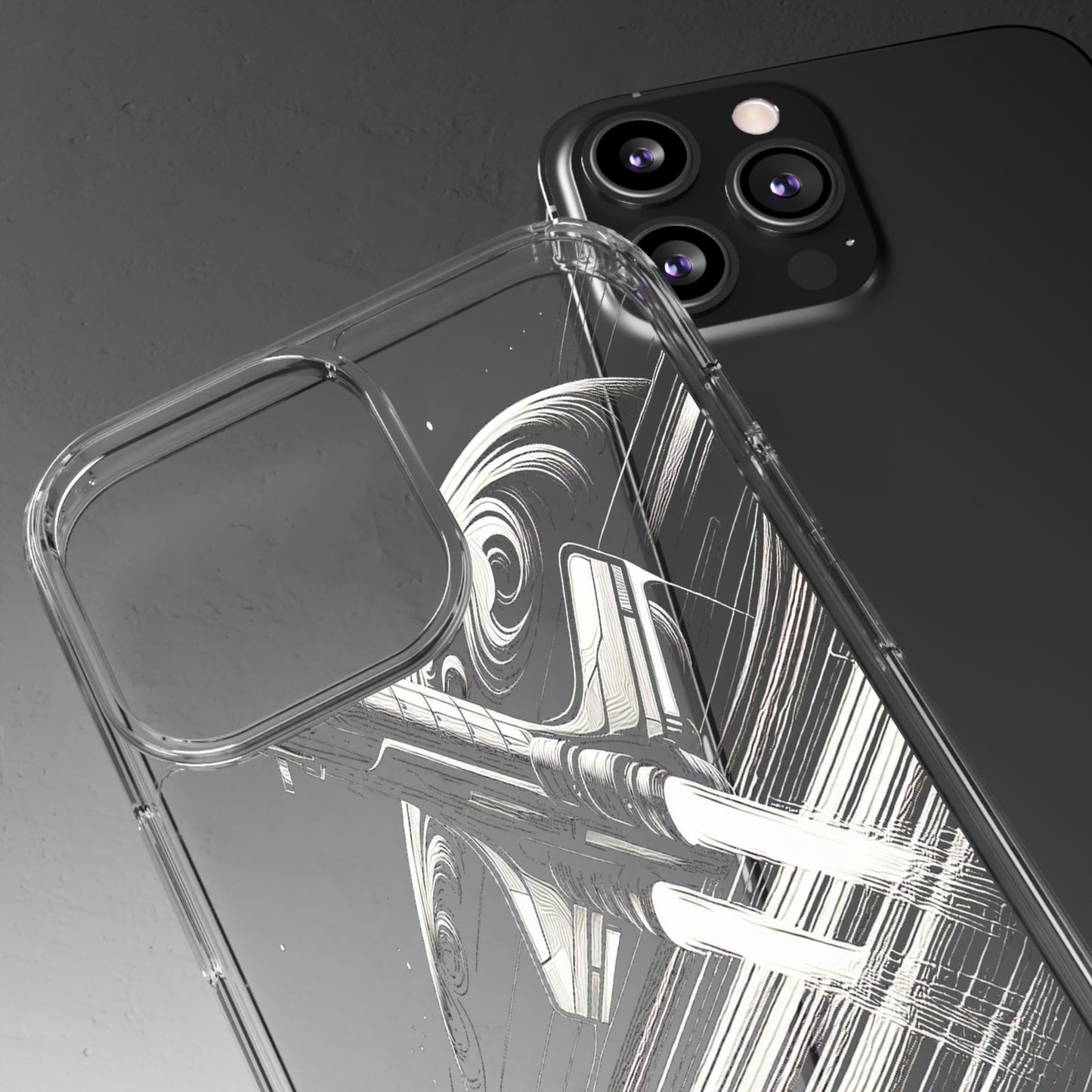 Transparent Voyage Beyond the Rings Iphone Case Compatible With Iphone 16 15 14 - Clear Phone Cover