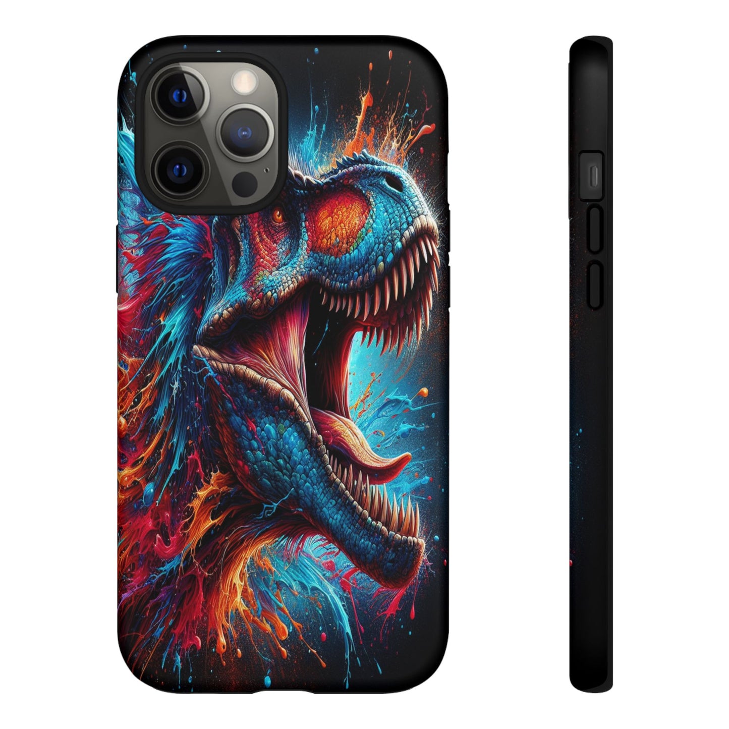 Colorburst Dinosaur Roar - Phone Case