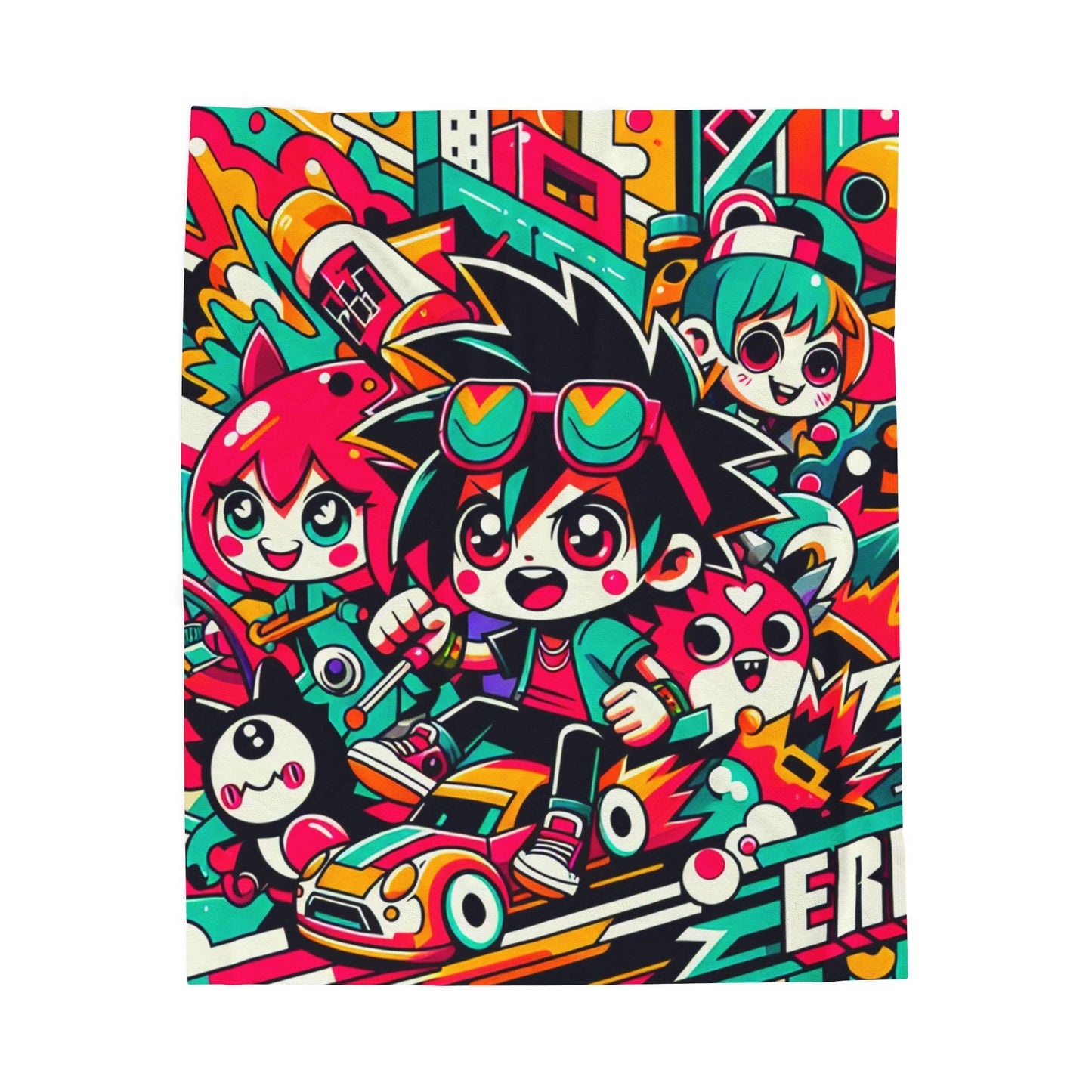 Vivid Adventure Duo - Plush Blanket