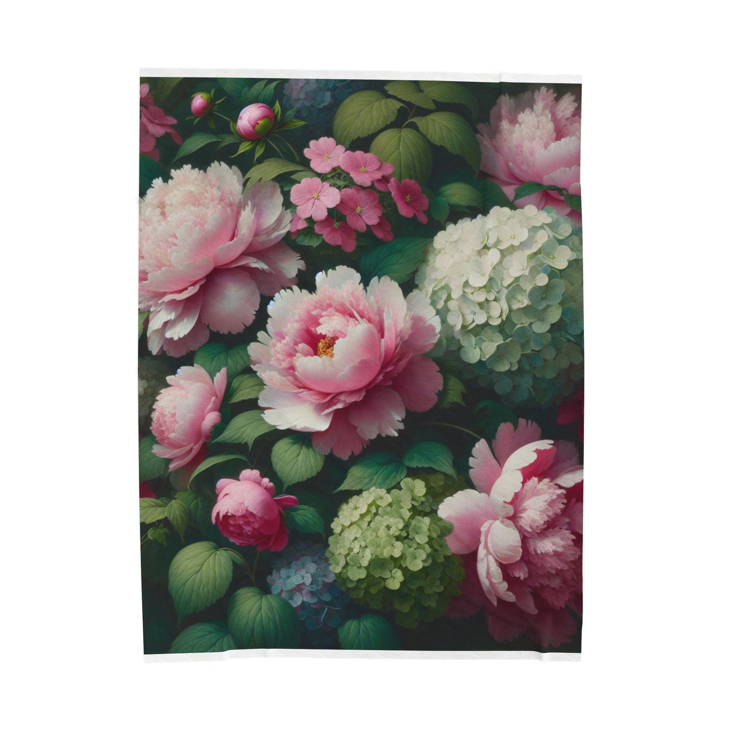 Bountiful Blooms - Plush Blanket