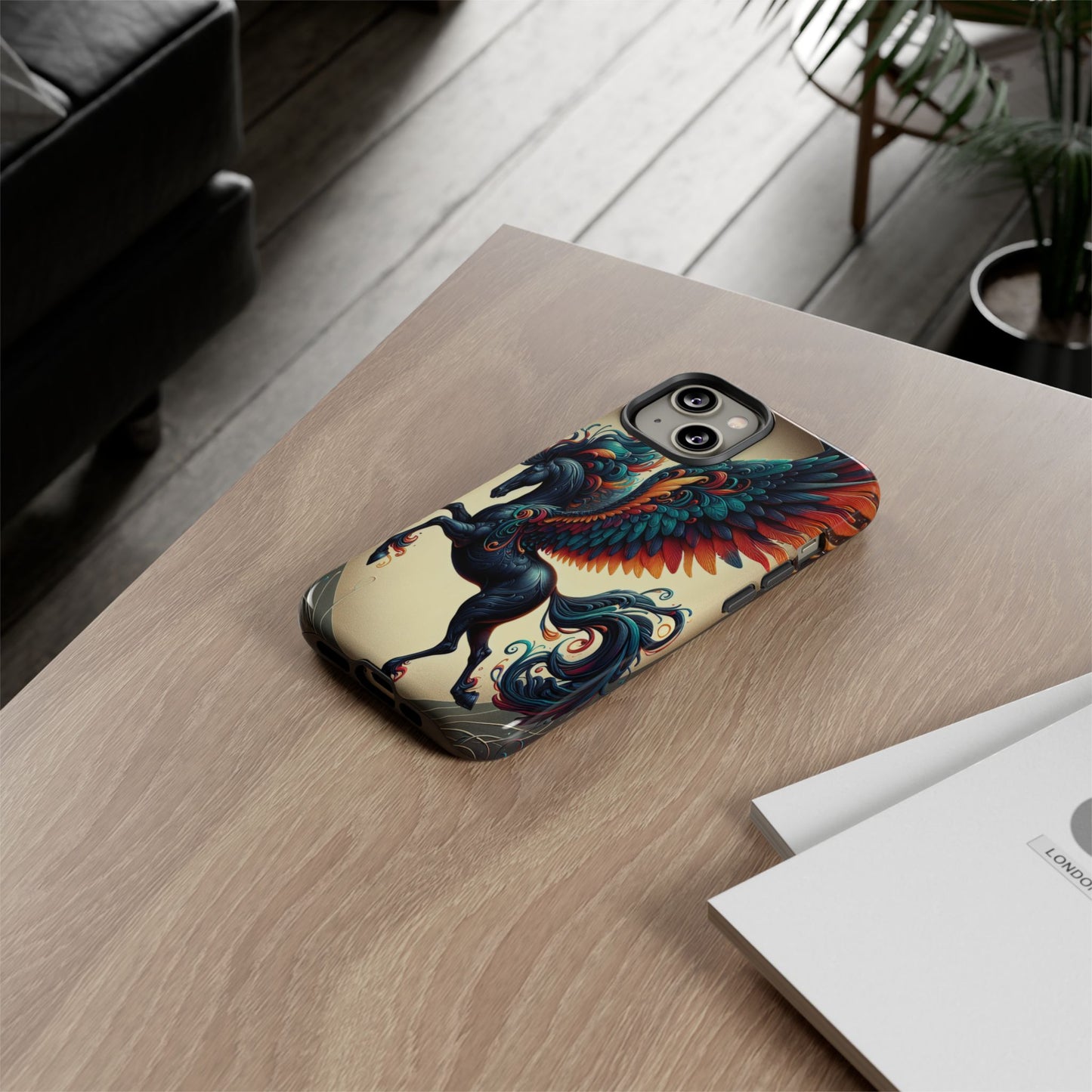 Winged Fantasy in Motion - Phone Case