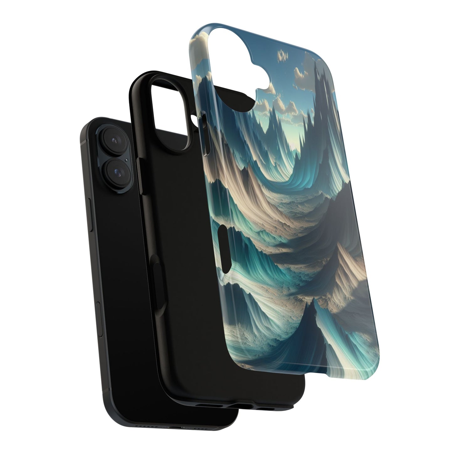 Whispering Peaks of Imagination - Phone Case