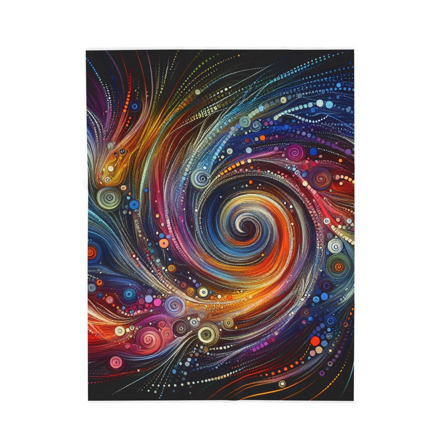 Swirl of Imagination - Plush Blanket