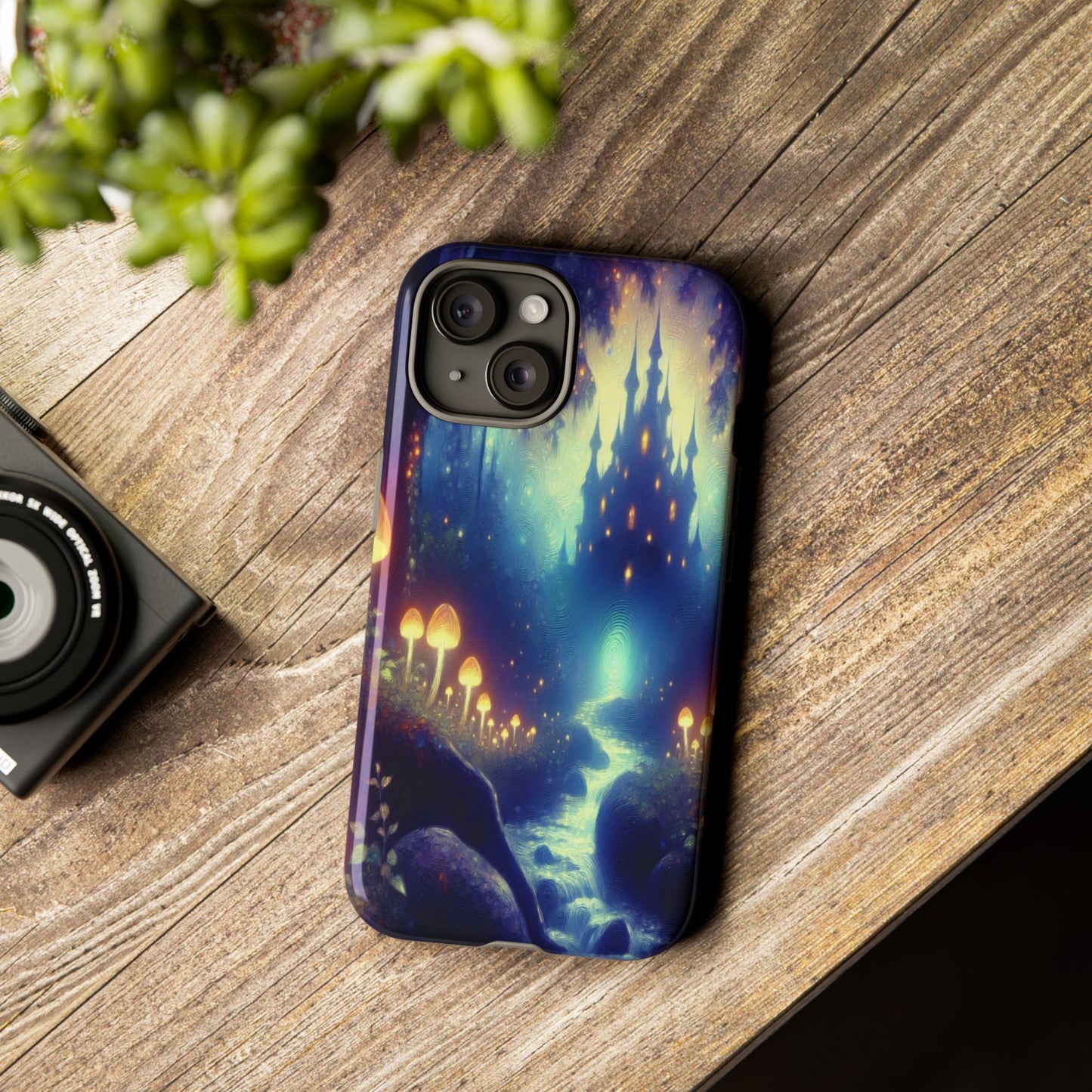 The Luminous Forest Path - Phone Case