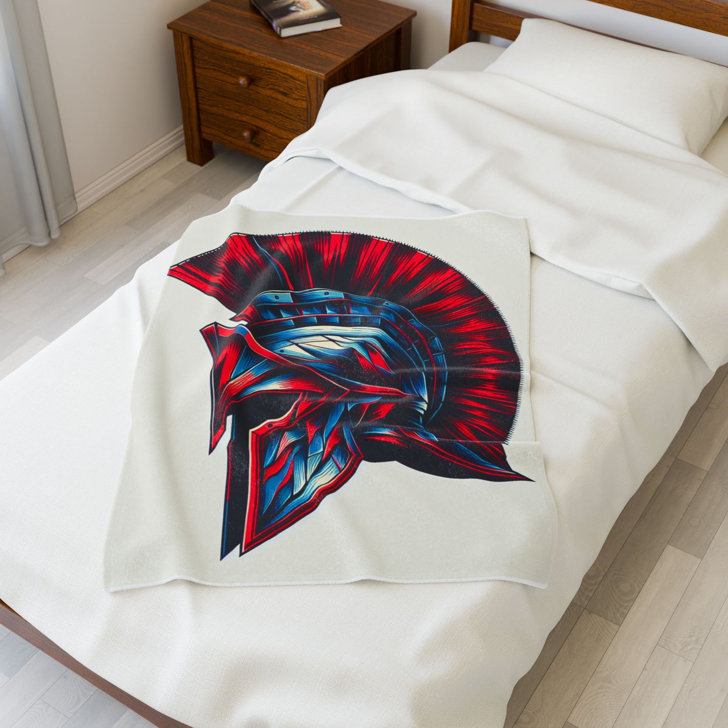 Warrior's Shield of Courage - Plush Blanket