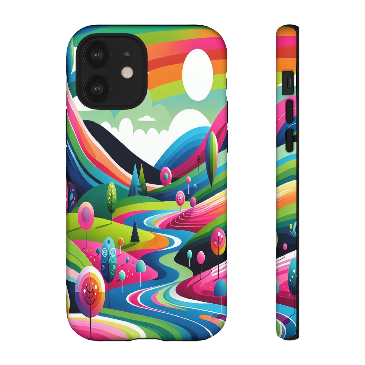 Colorful Landscape Journey - Phone Case