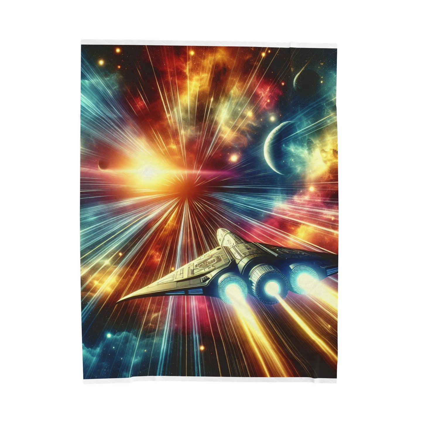 Interstellar Odyssey- Plush Blanket