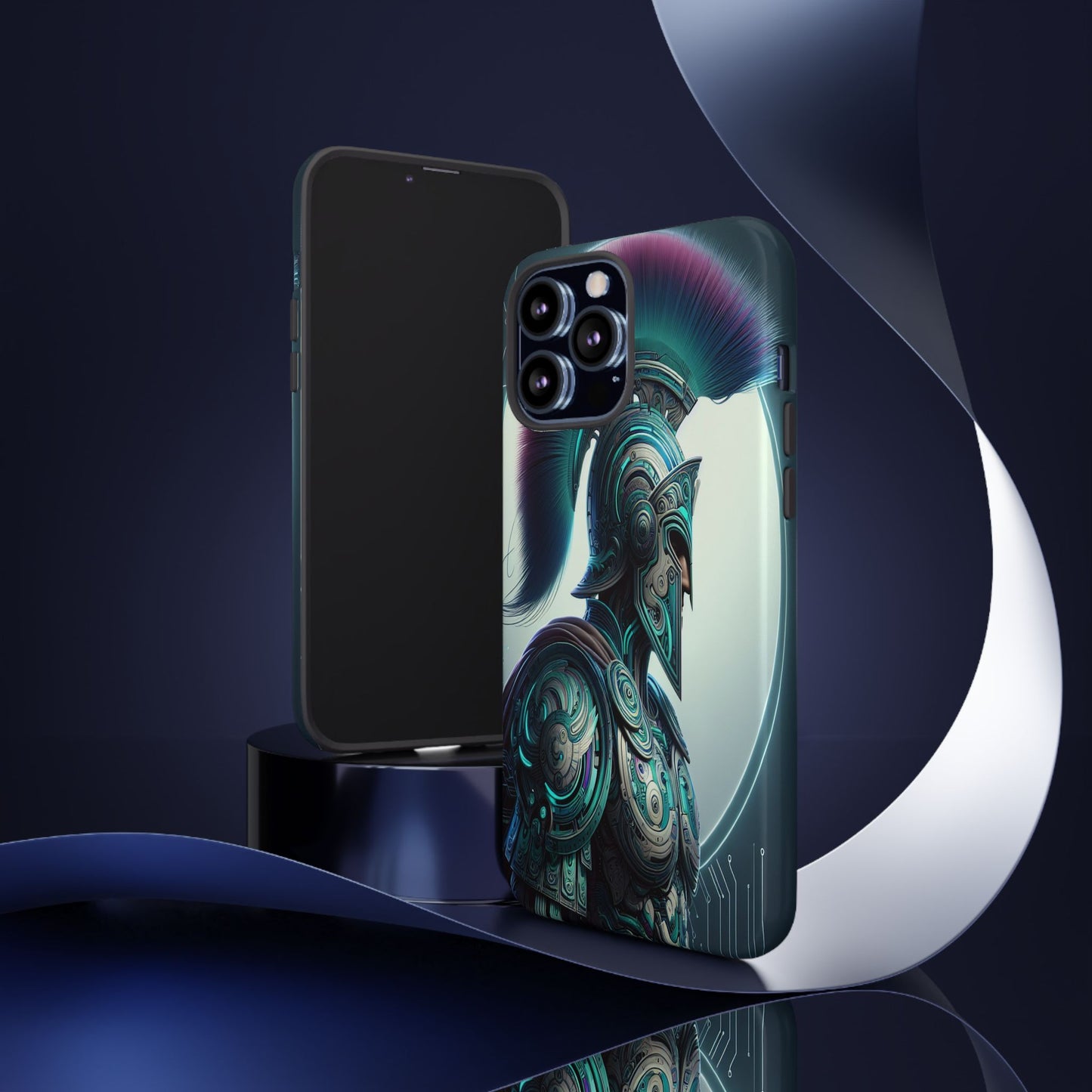 Custom ProtectiveGuardian of the Digital RealmIphone Case Compatible With Iphone 16 15 14 - Phone Cover