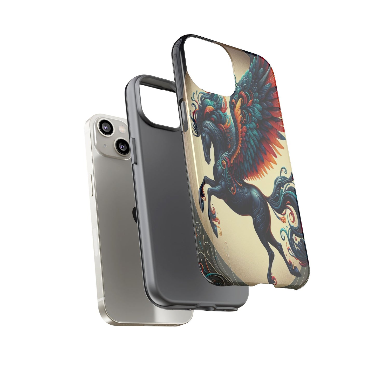 Winged Fantasy in Motion - Phone Case
