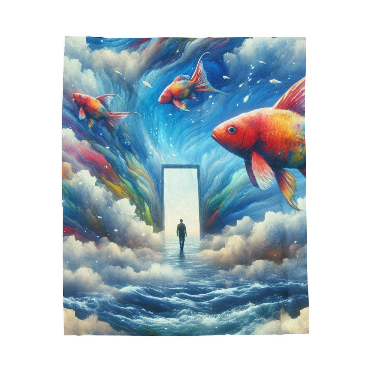 Gateway to Infinite Oceans - Plush Blanket