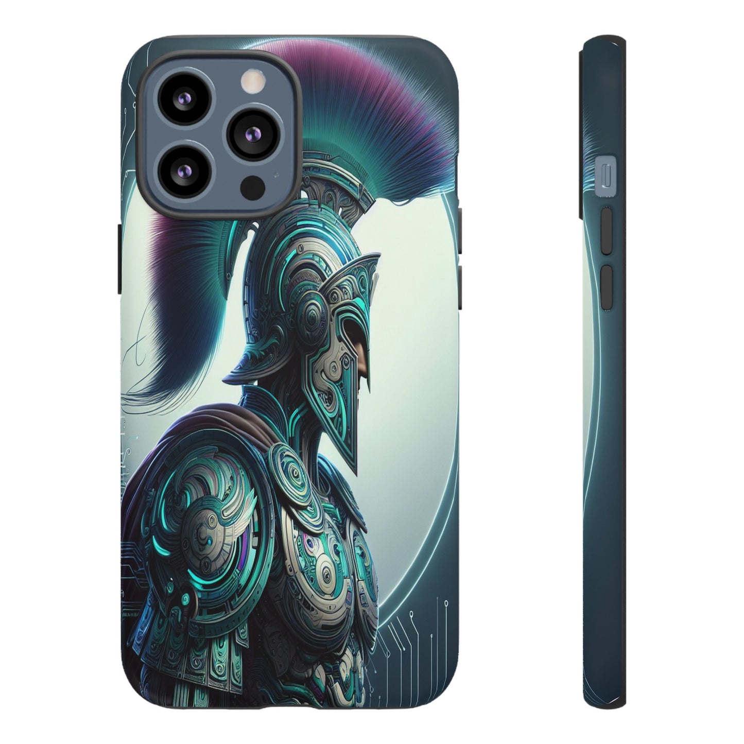 Custom ProtectiveGuardian of the Digital RealmIphone Case Compatible With Iphone 16 15 14 - Phone Cover