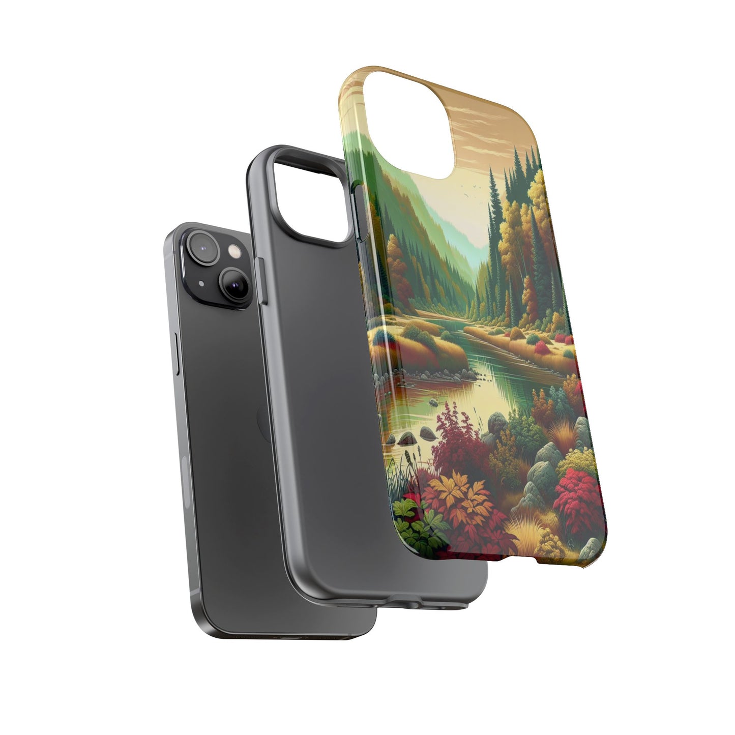Custom ProtectiveWhispers of NatureIphone Case Compatible With Iphone 16 15 14 - Phone Cover