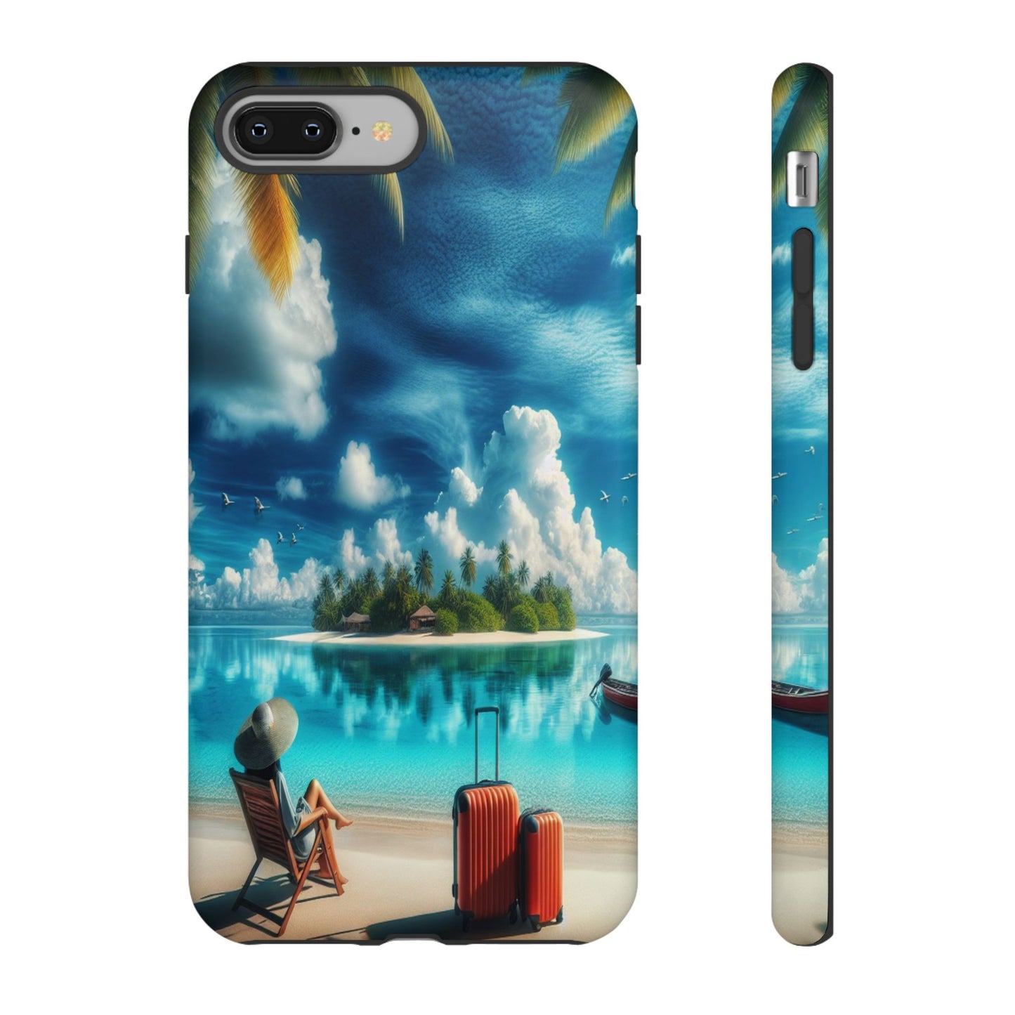 Custom ProtectiveIsland Escape in ParadiseIphone Case Compatible With Iphone 16 15 14 - Phone Cover