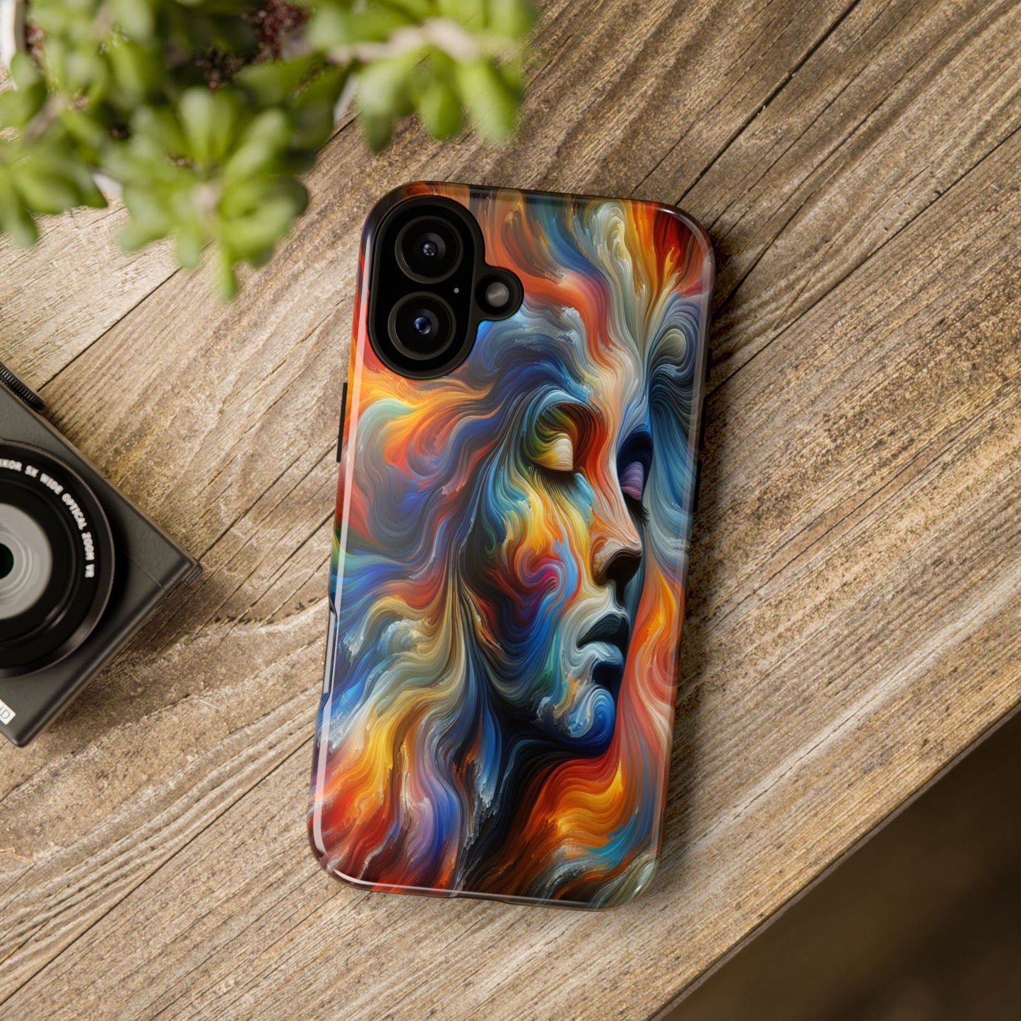 Custom Protective Whirlwind of Colors Iphone Case Compatible With Iphone 16 15 14 - Phone Cover