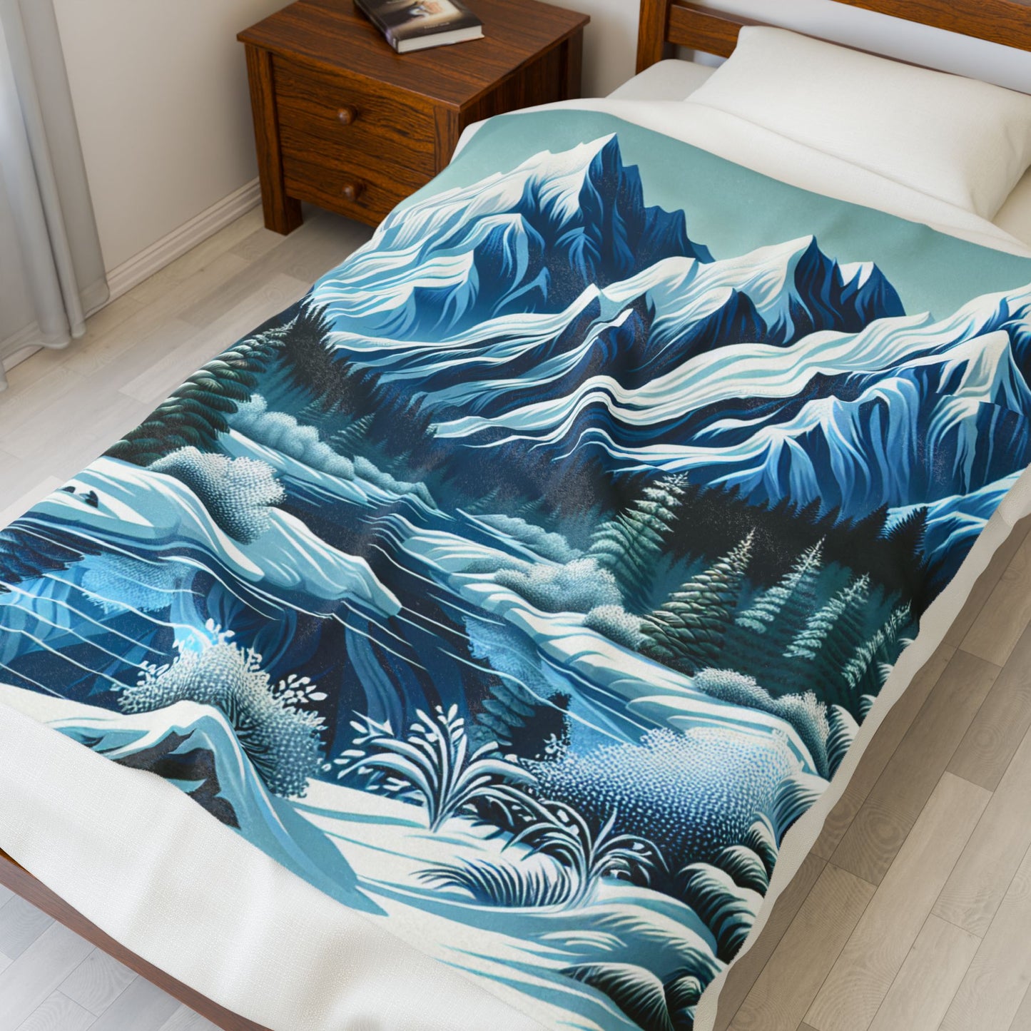 Winter Wilderness Majesty - Plush Blanket