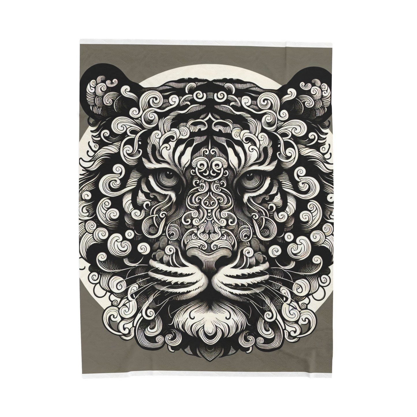 Tiger's Intricacy - Plush Blanket