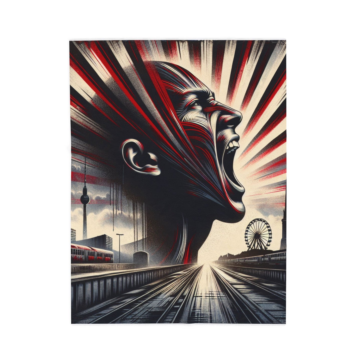 Exuberant Echoes - Plush Blanket