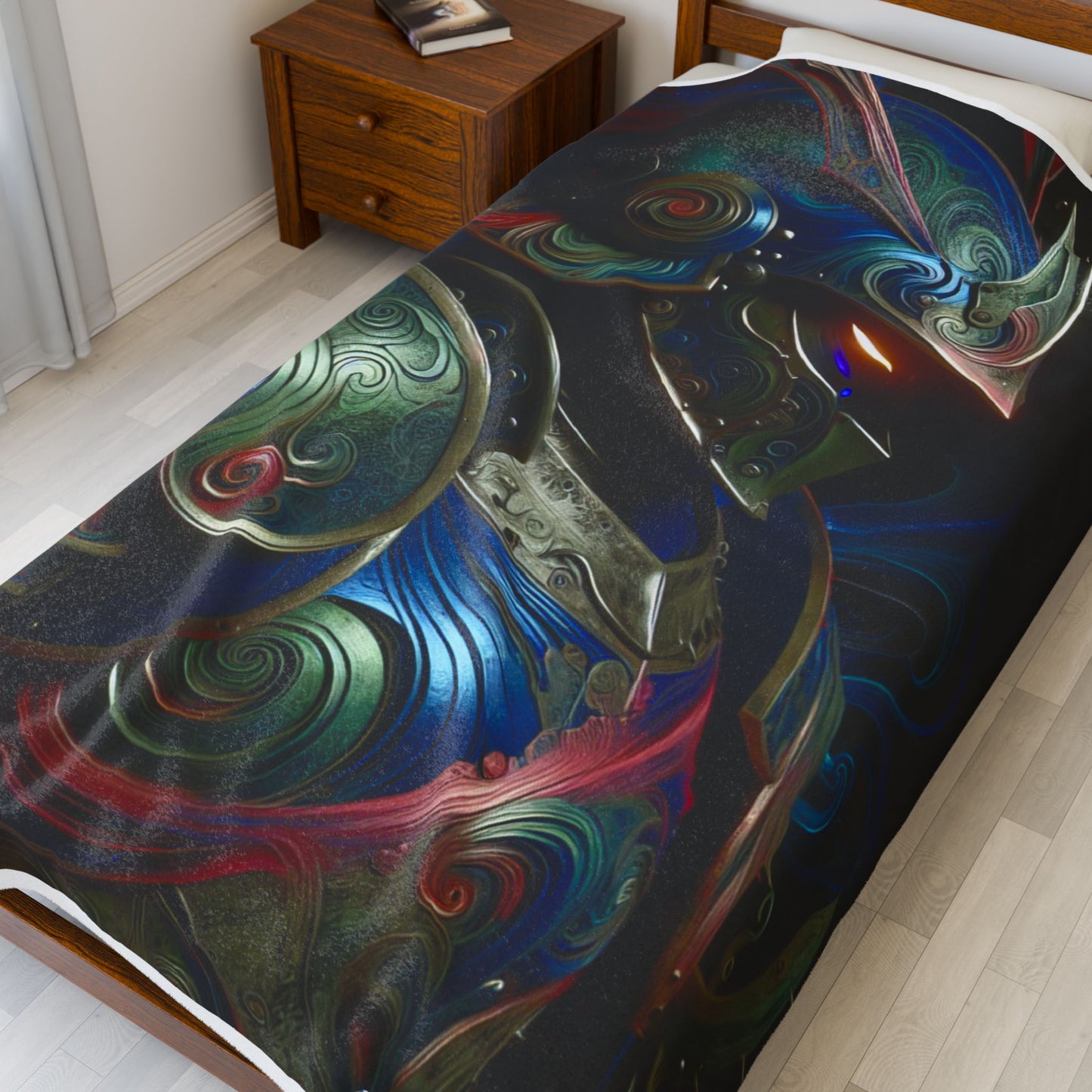 Knight of Celestial Armor - Plush Blanket