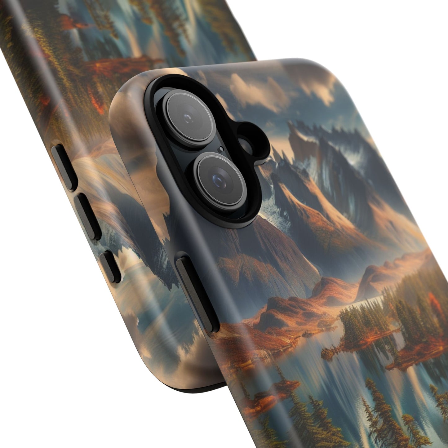 Custom ProtectiveMajestic Peaks and Tranquil WatersIphone Case Compatible With Iphone 16 15 14 - Phone Cover