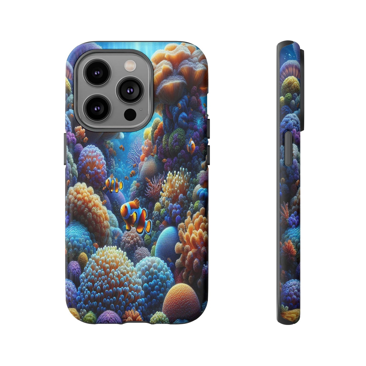 Custom ProtectiveUnderwater Paradise Alive with ColorIphone Case Compatible With Iphone 16 15 14 - Phone Cover