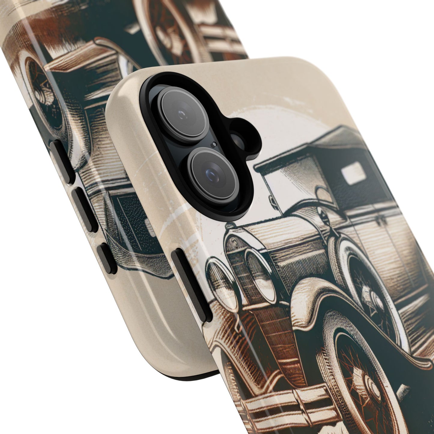 Vintage Wheels in Motion - Phone Case