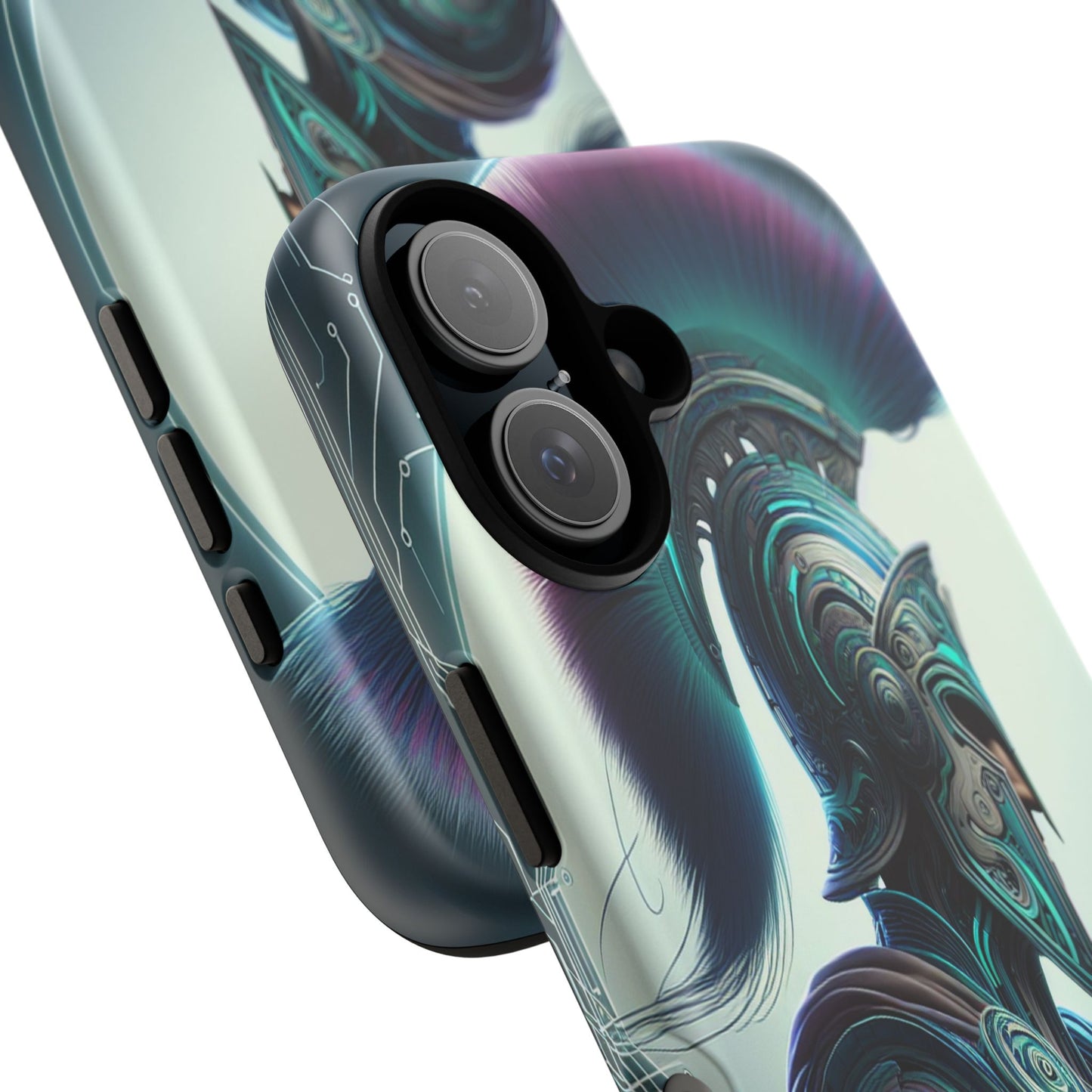 Custom ProtectiveGuardian of the Digital RealmIphone Case Compatible With Iphone 16 15 14 - Phone Cover