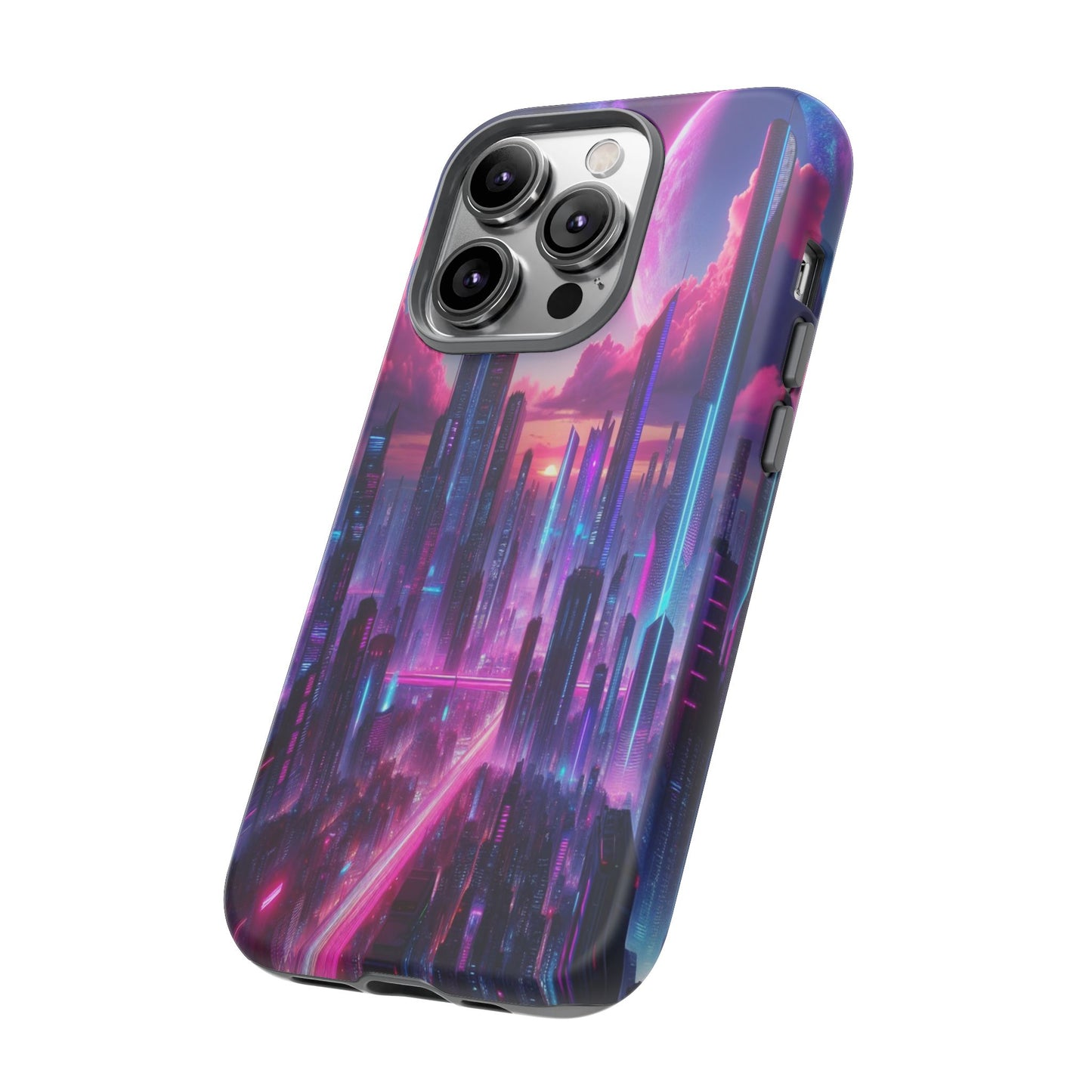 Futuristic Skyline Fantasy - Phone Case