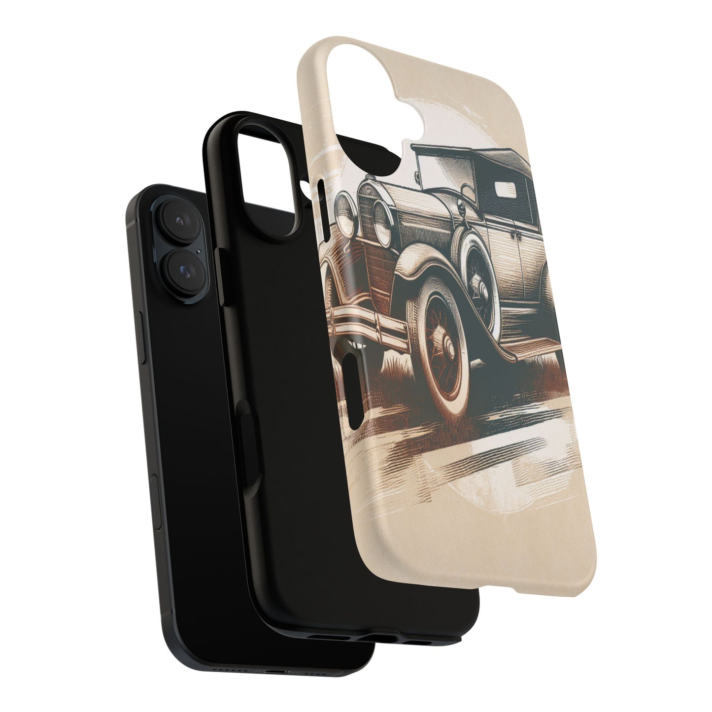 Vintage Wheels in Motion - Phone Case