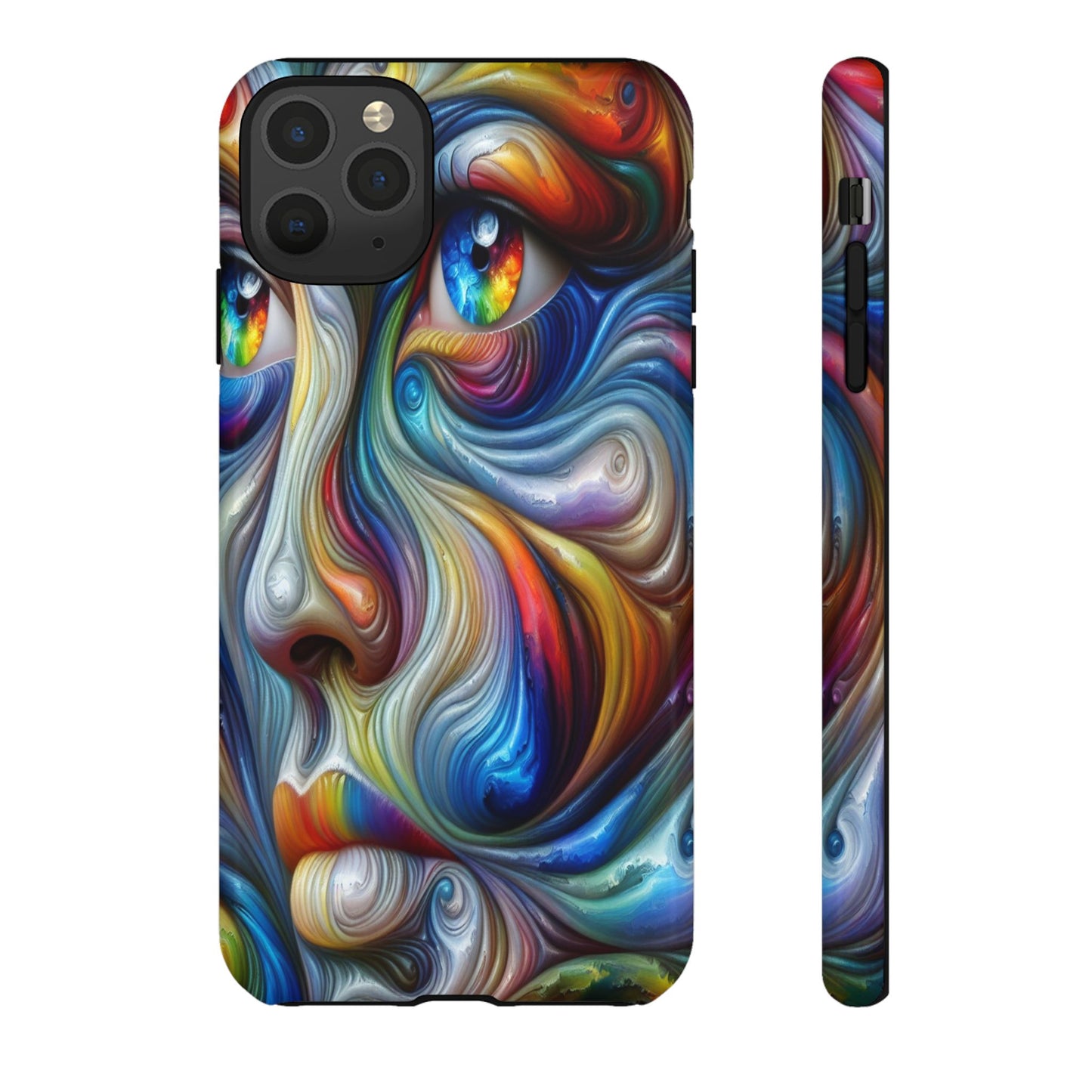 Custom ProtectiveKaleidoscopic VisionIphone Case Compatible With Iphone 16 15 14 - Phone Cover