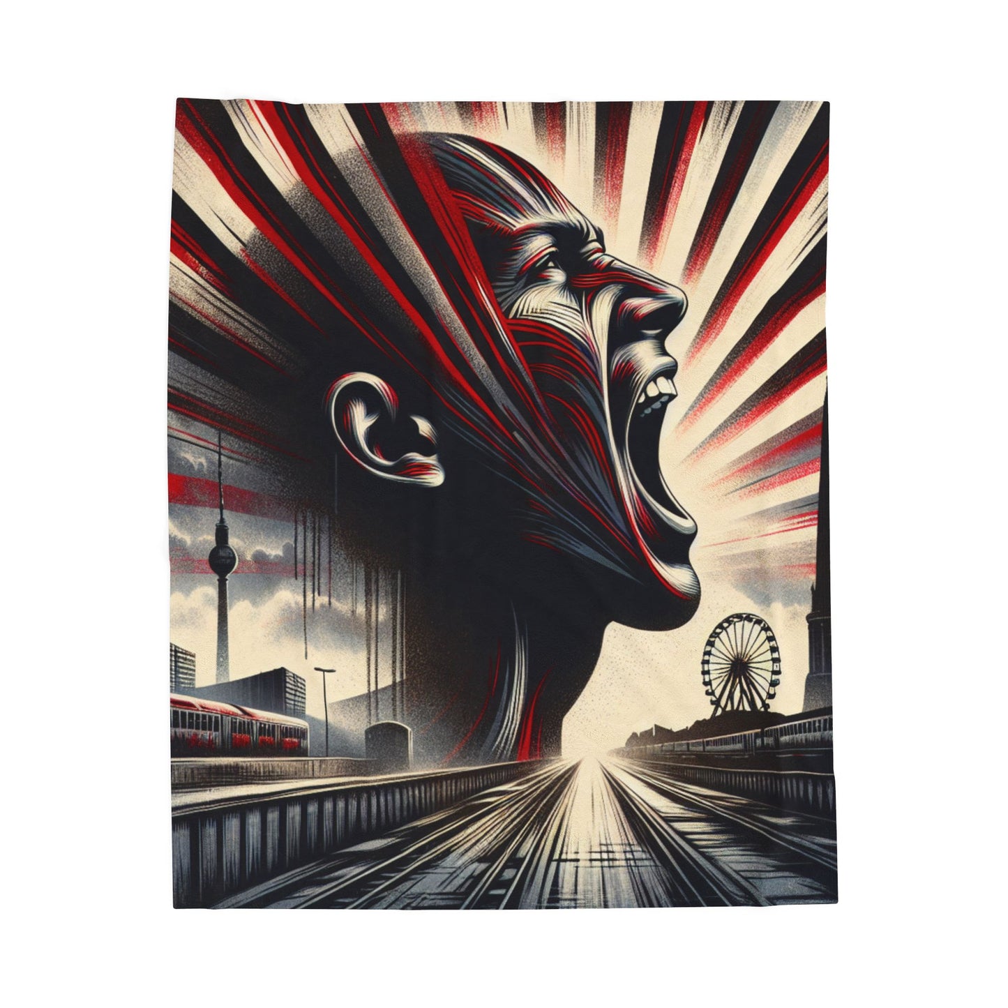 Exuberant Echoes - Plush Blanket