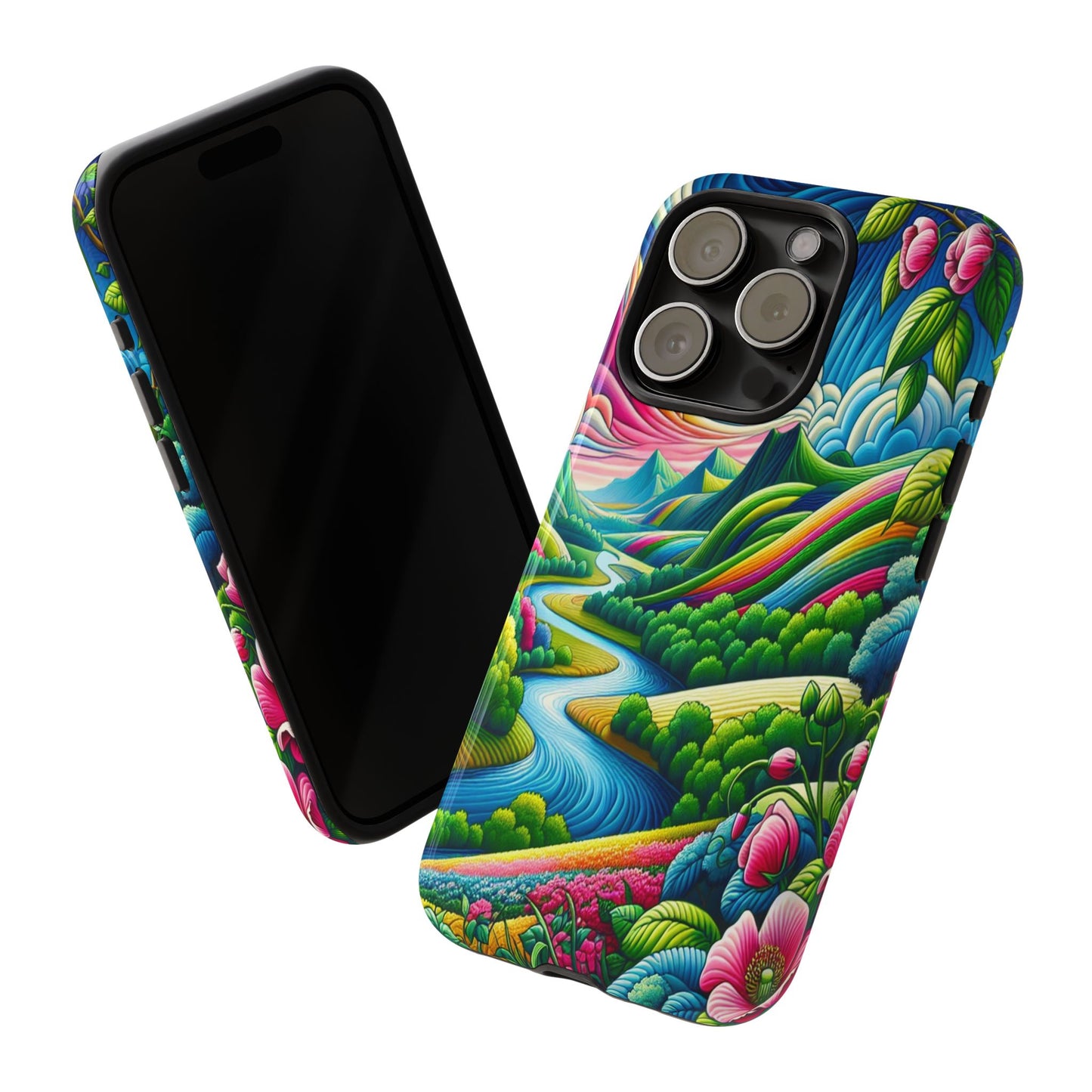 Colorful Landscape Fantasy - Phone Case