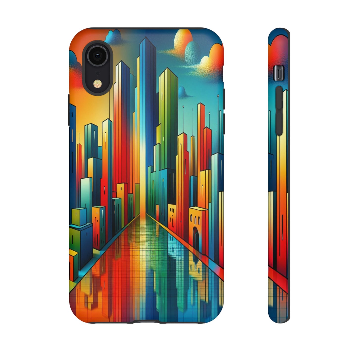 Custom ProtectiveCity ColorscapeIphone Case Compatible With Iphone 16 15 14 - Phone Cover