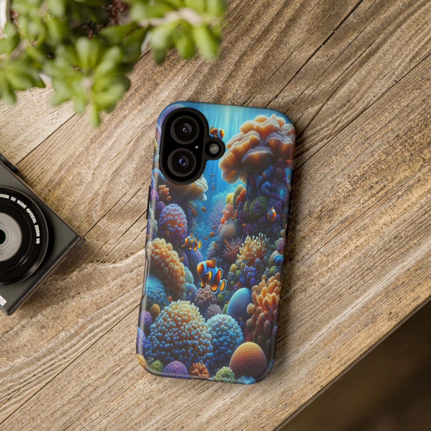 Custom ProtectiveUnderwater Paradise Alive with ColorIphone Case Compatible With Iphone 16 15 14 - Phone Cover